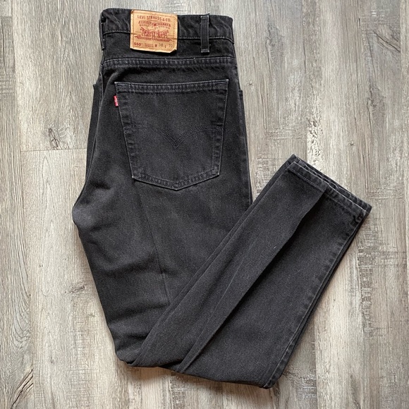 Vintage Black Levi Jeans - Picture 1 of 7